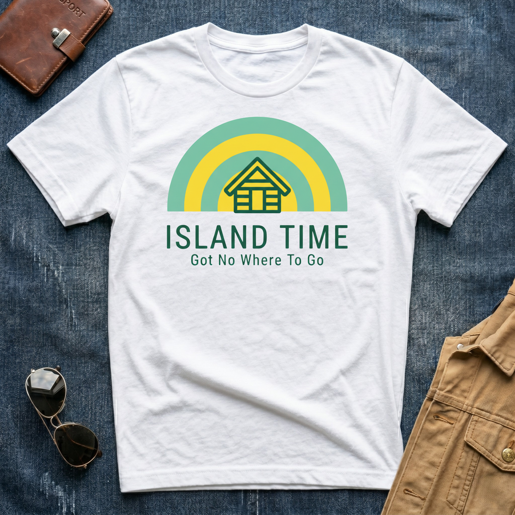 Island Time Got No Where To Go T Shirt