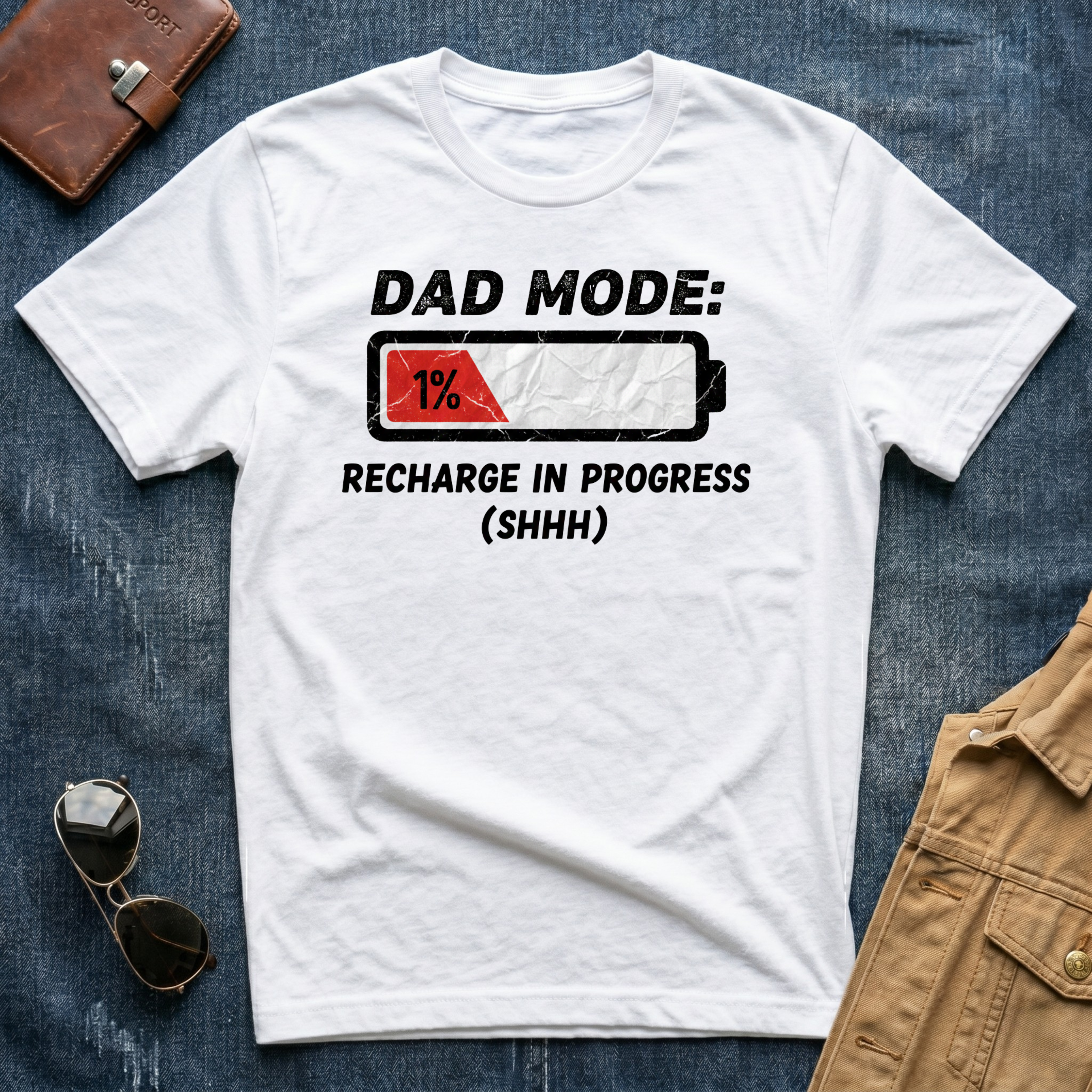 Dad Mode Recharge in Progress T Shirt