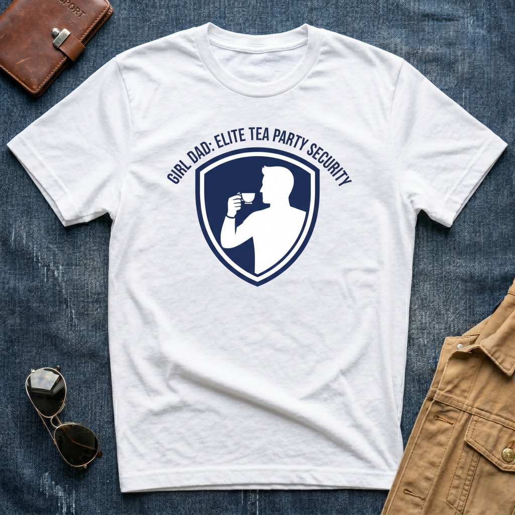 Girl Dad Elite Tea Party Security T-Shirt