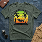 Caribbean Dad Established And Unbothered T Shirt