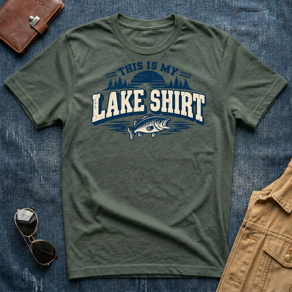 This Is My Lake Shirt Bass T Shirt