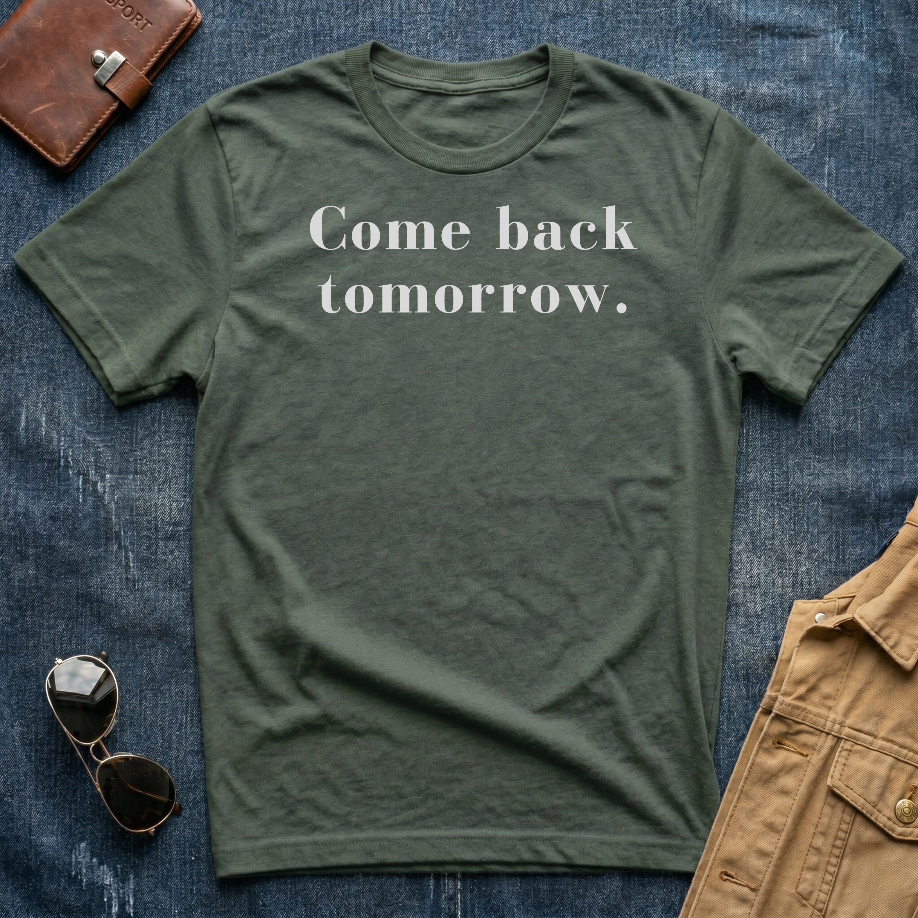 Come back tomorrow T Shirt