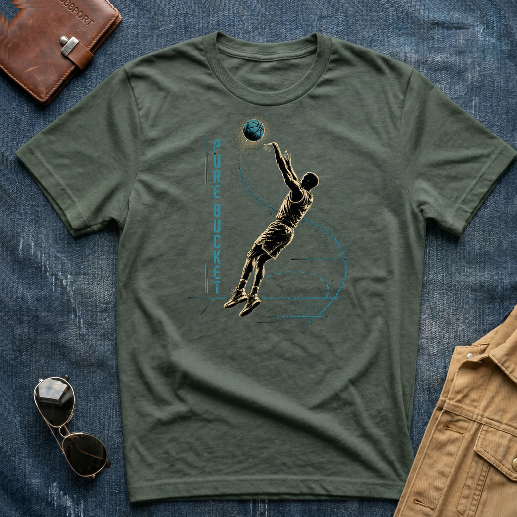 Pure Bucket Basketball T Shirt