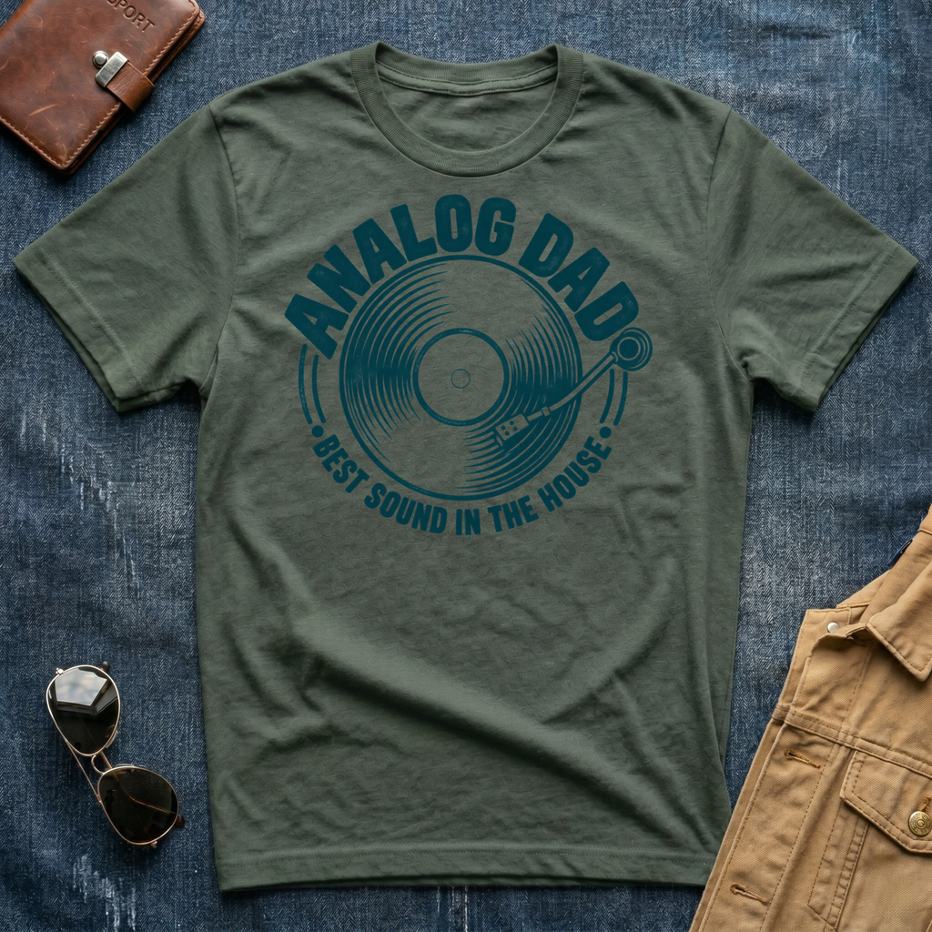 Analog Dad  Record T-Shirt