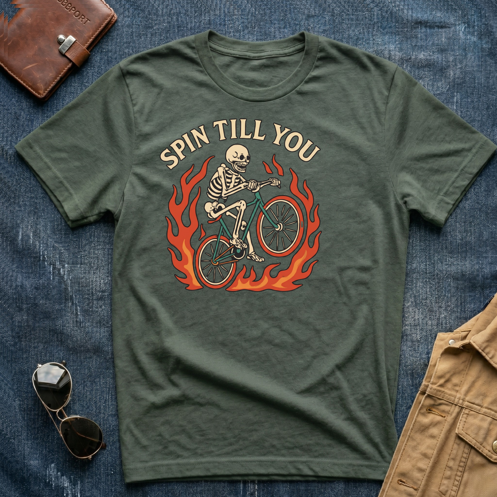 Spin Till You Skeleton T-Shirt