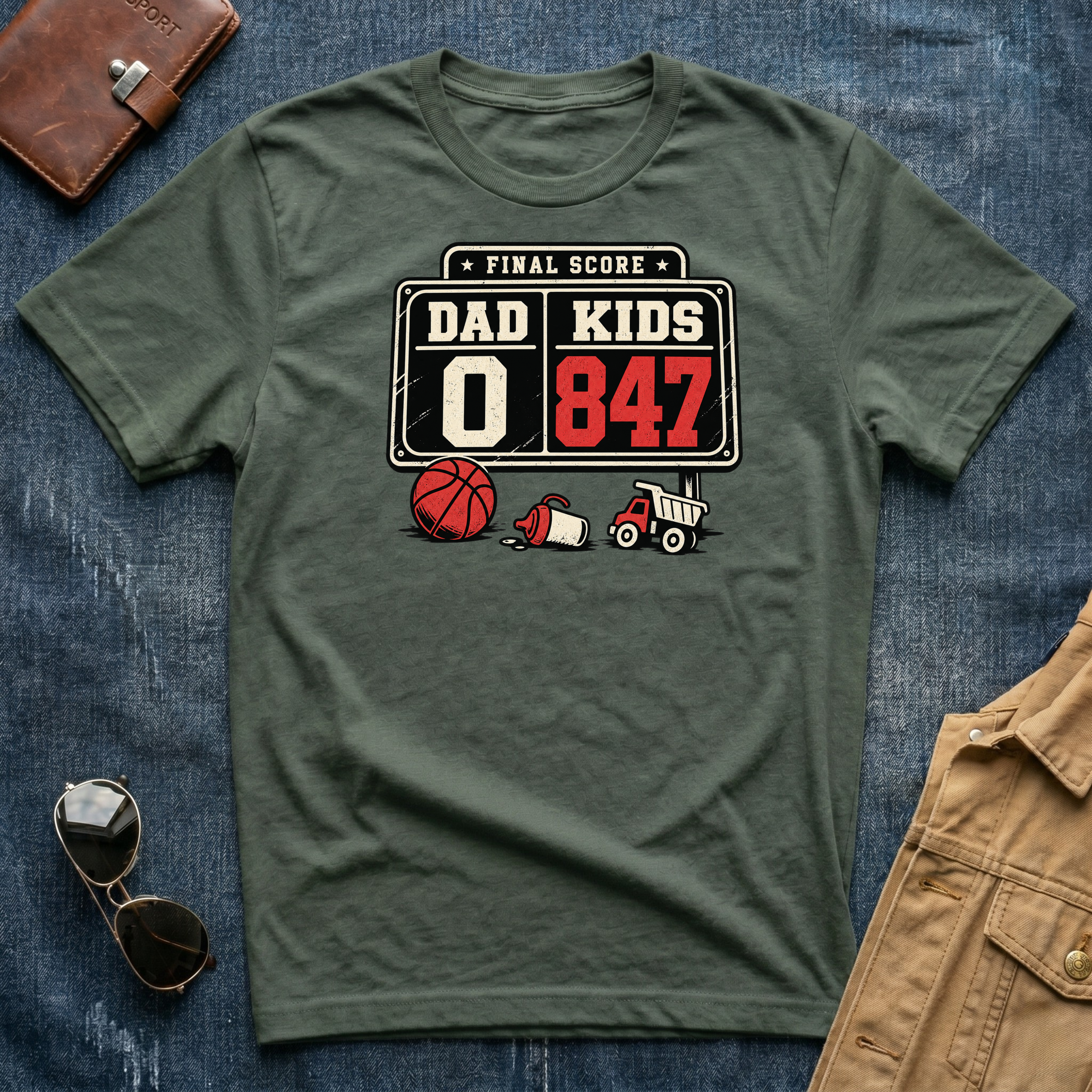 Final Score Dad 0 T Shirt
