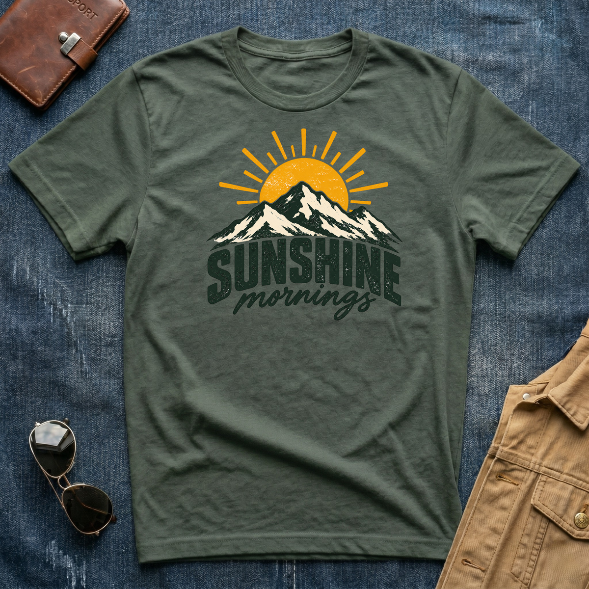 Sunshine Morning Hill T-Shirt