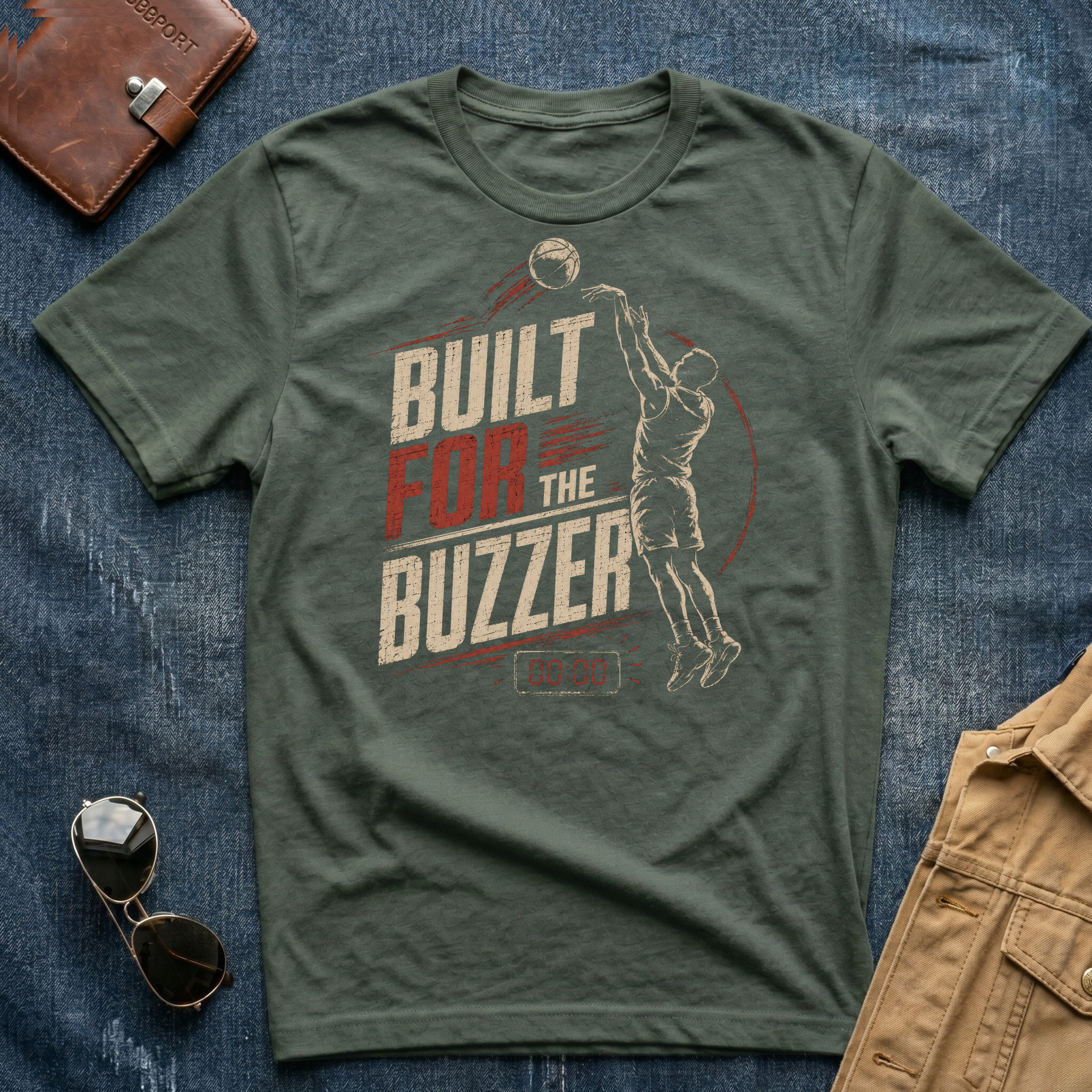 Built for the Buzzer Basketball t shirt