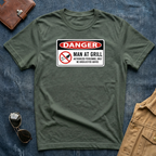 Danger Man at Grill T-Shirt