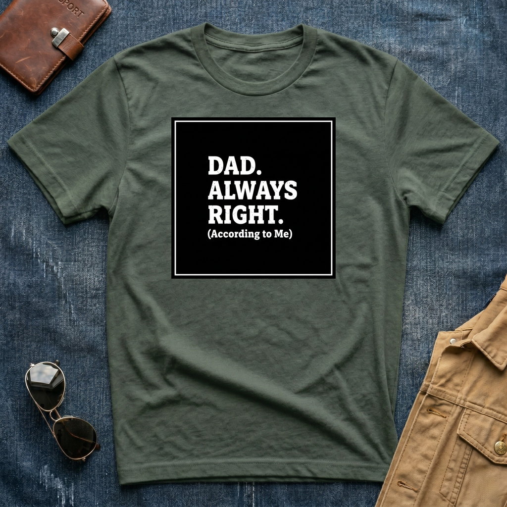 Dad Always Right T-Shirt