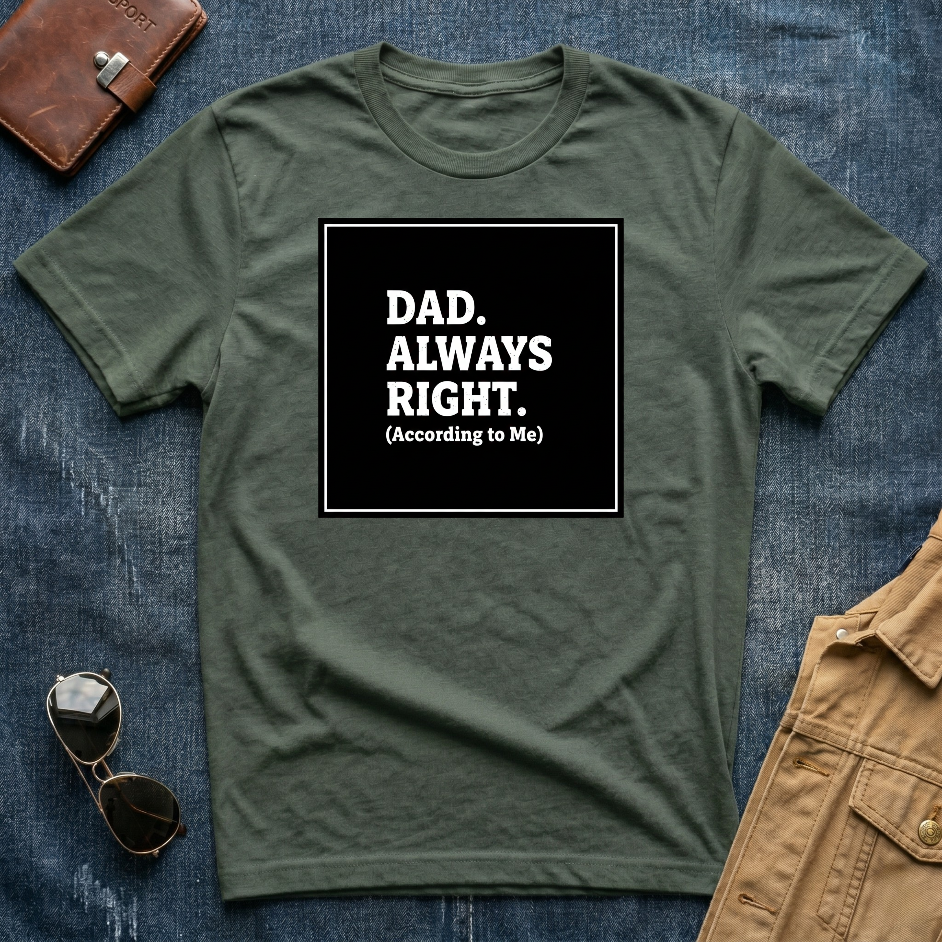 Dad Always Right T-Shirt