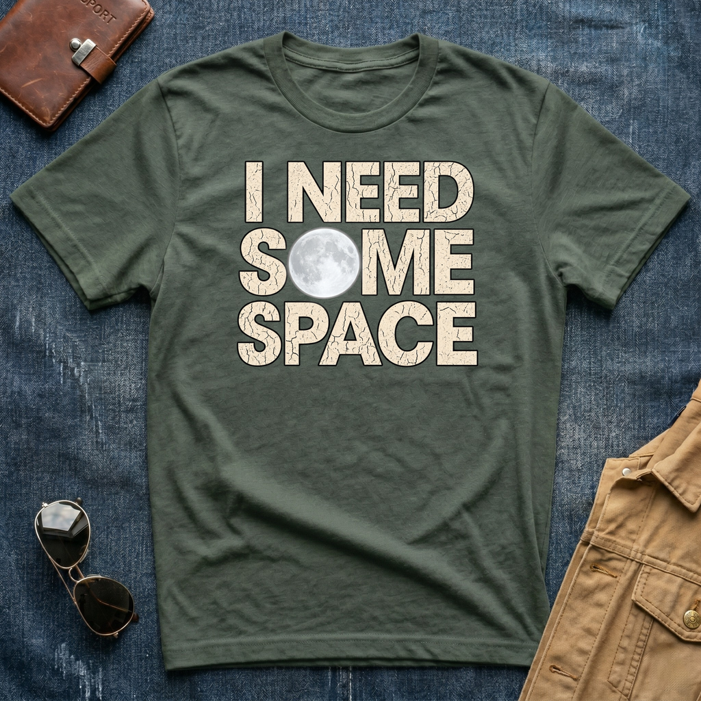 I Need Some Space Full Moon T‑Shirt