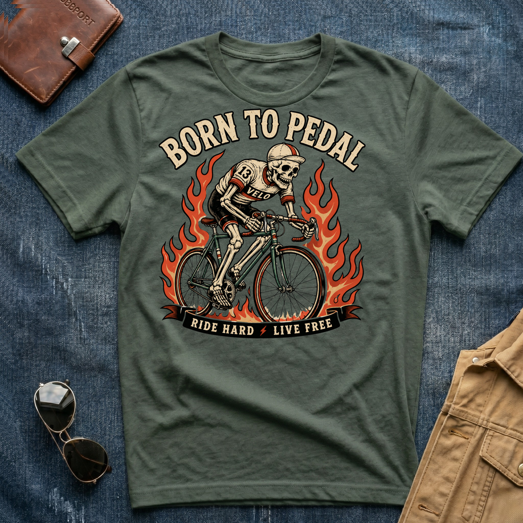 Born to Pedal Bicycle T-Shirt