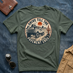 Drive Till The Pavement Ends Skeleton T‑Shirt