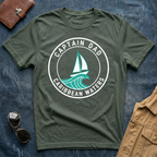 Captain Dad Caribbean Waters Blue T-Shirt