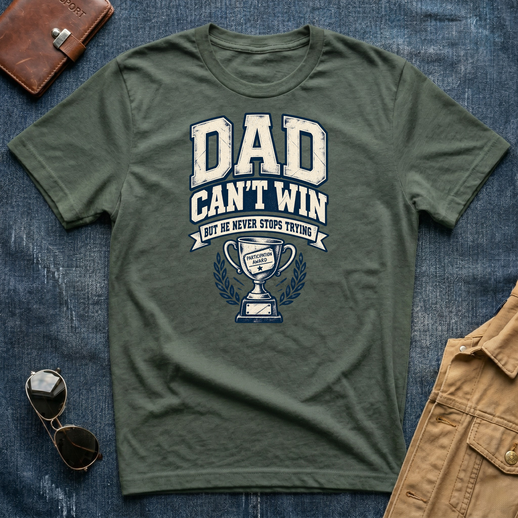 Dad Can't Win Light T-Shirt