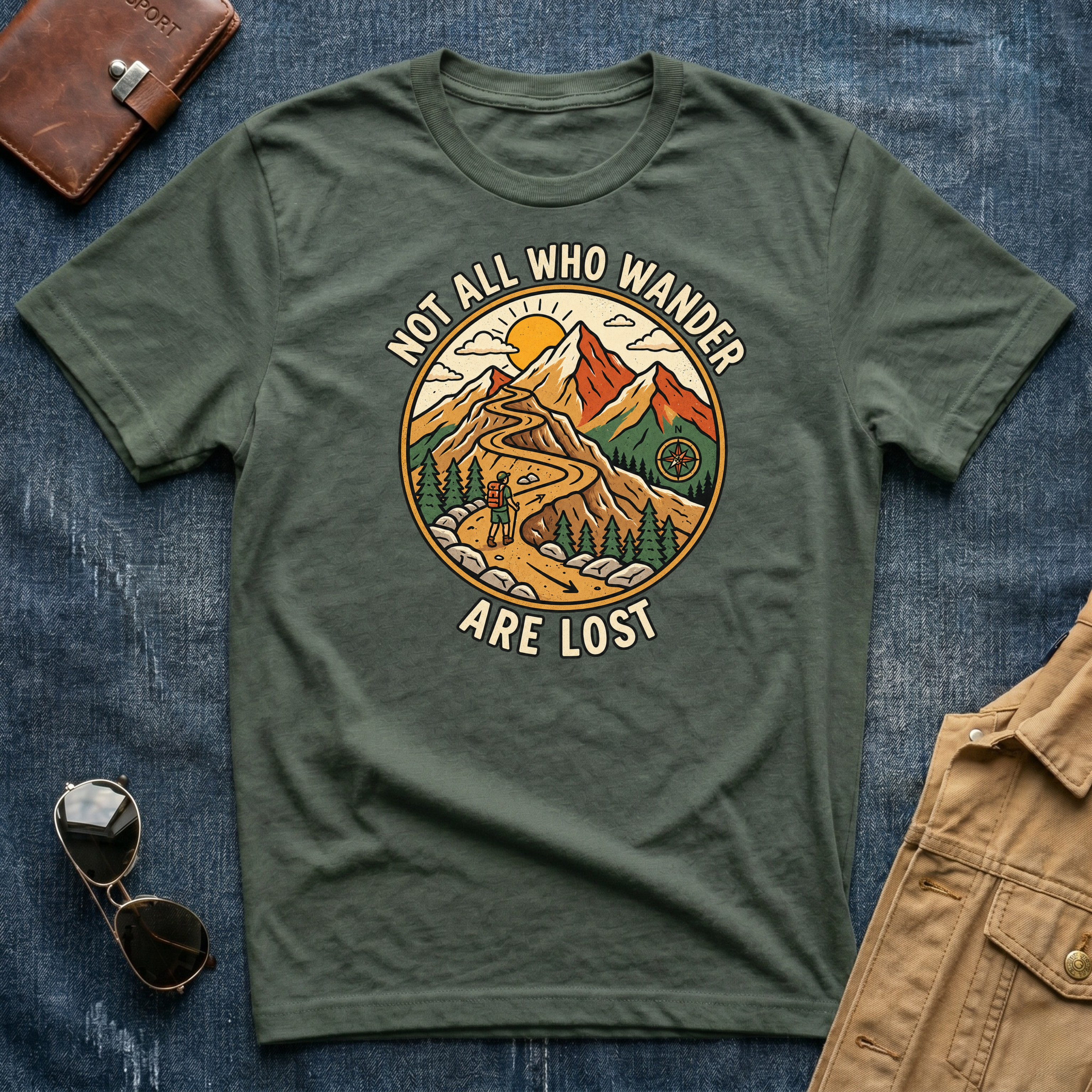 Not All Who Wander Are Lost T Shirt