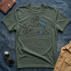 Glowing blue arcs T-Shirt