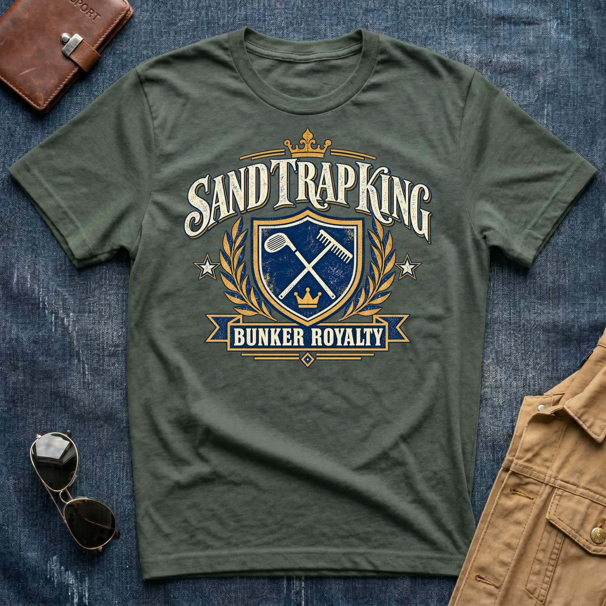 Sand Trap King Golf T-Shirt