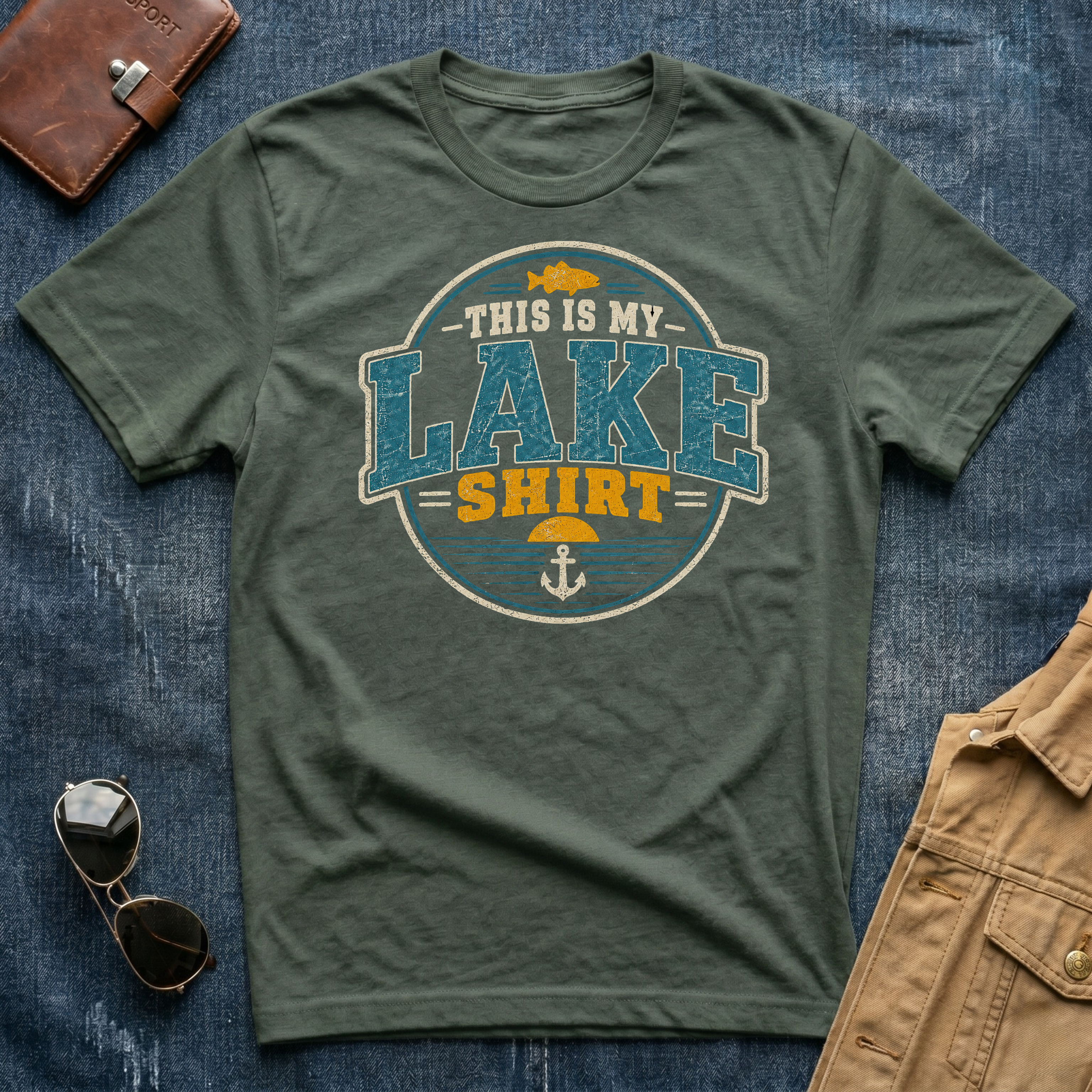 This Is My Lake Shirt Anchor T‑Shirt