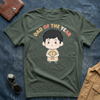 Dad of the Year Black T-Shirt