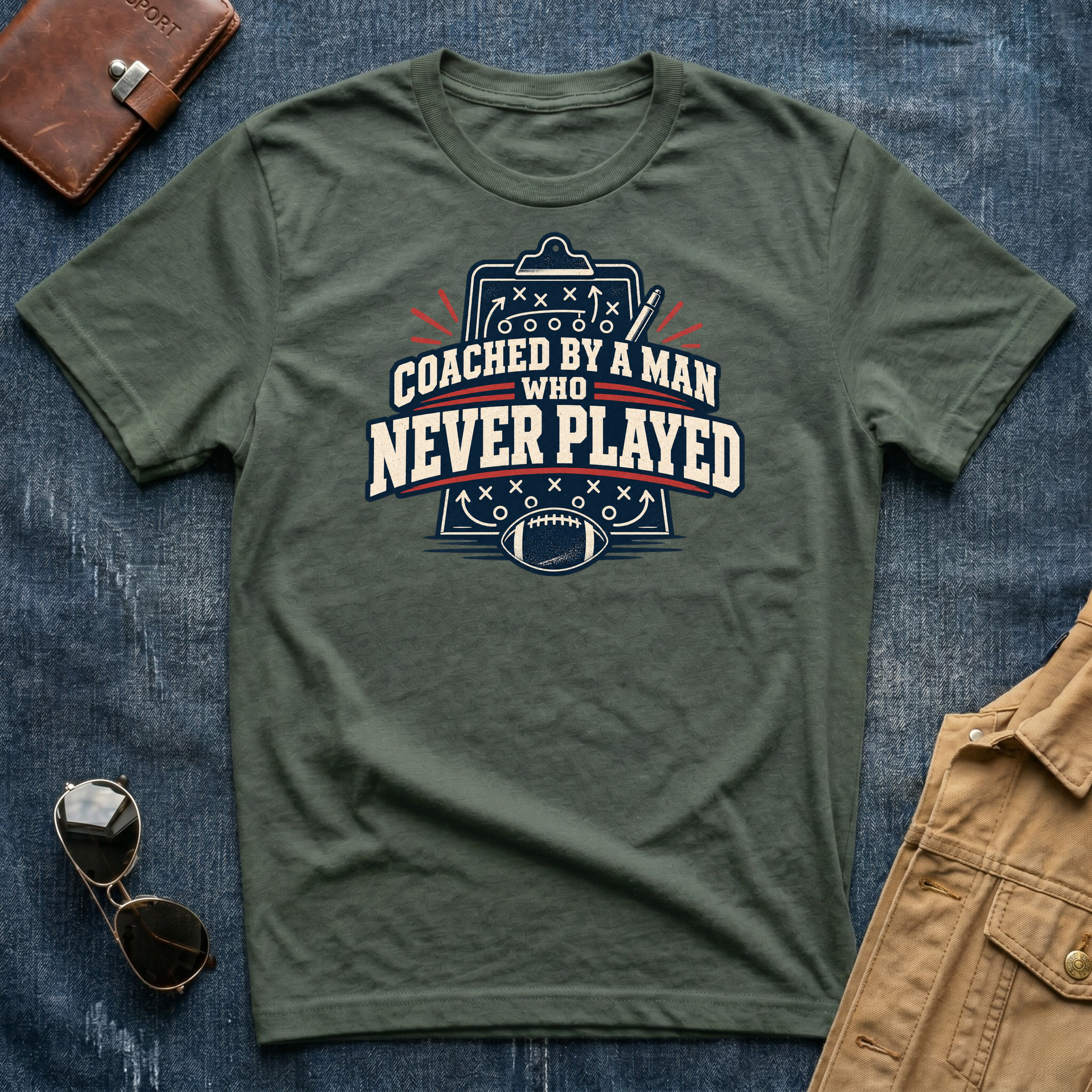 Coached By a Man Who Never Played T Shirt