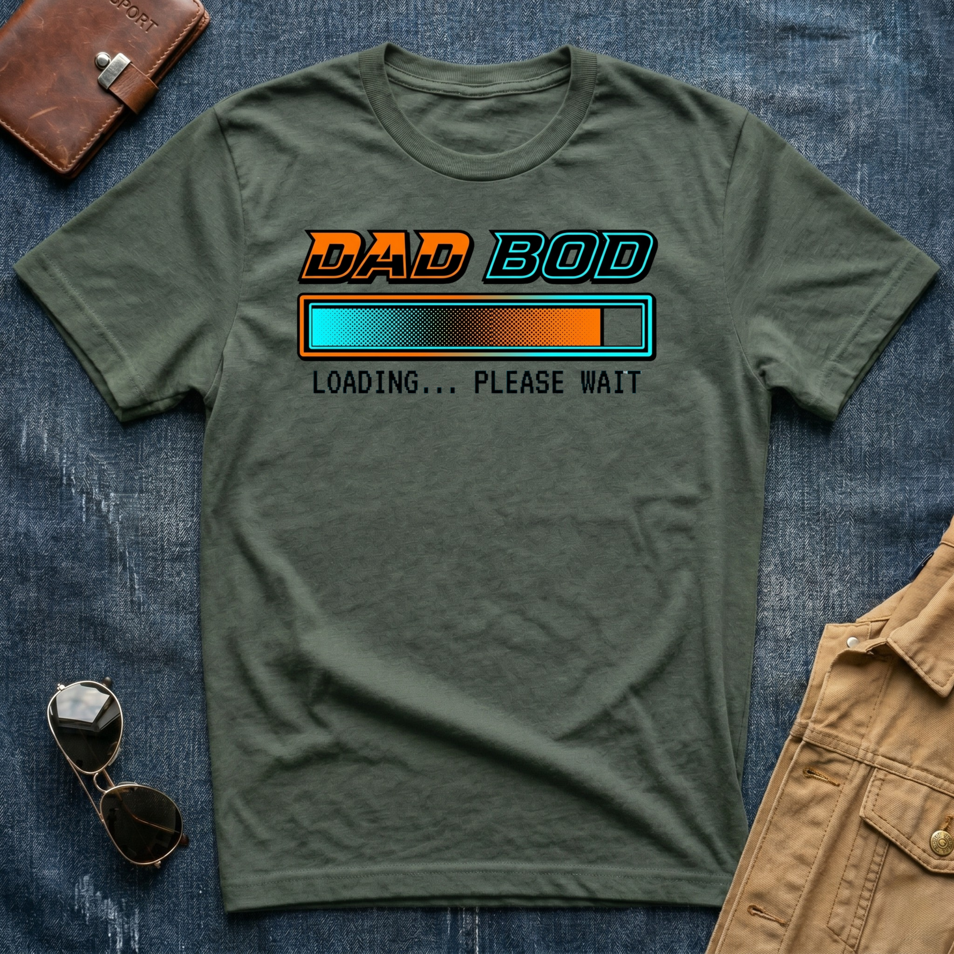 Dad Bod Loading Please Wait T-Shirt