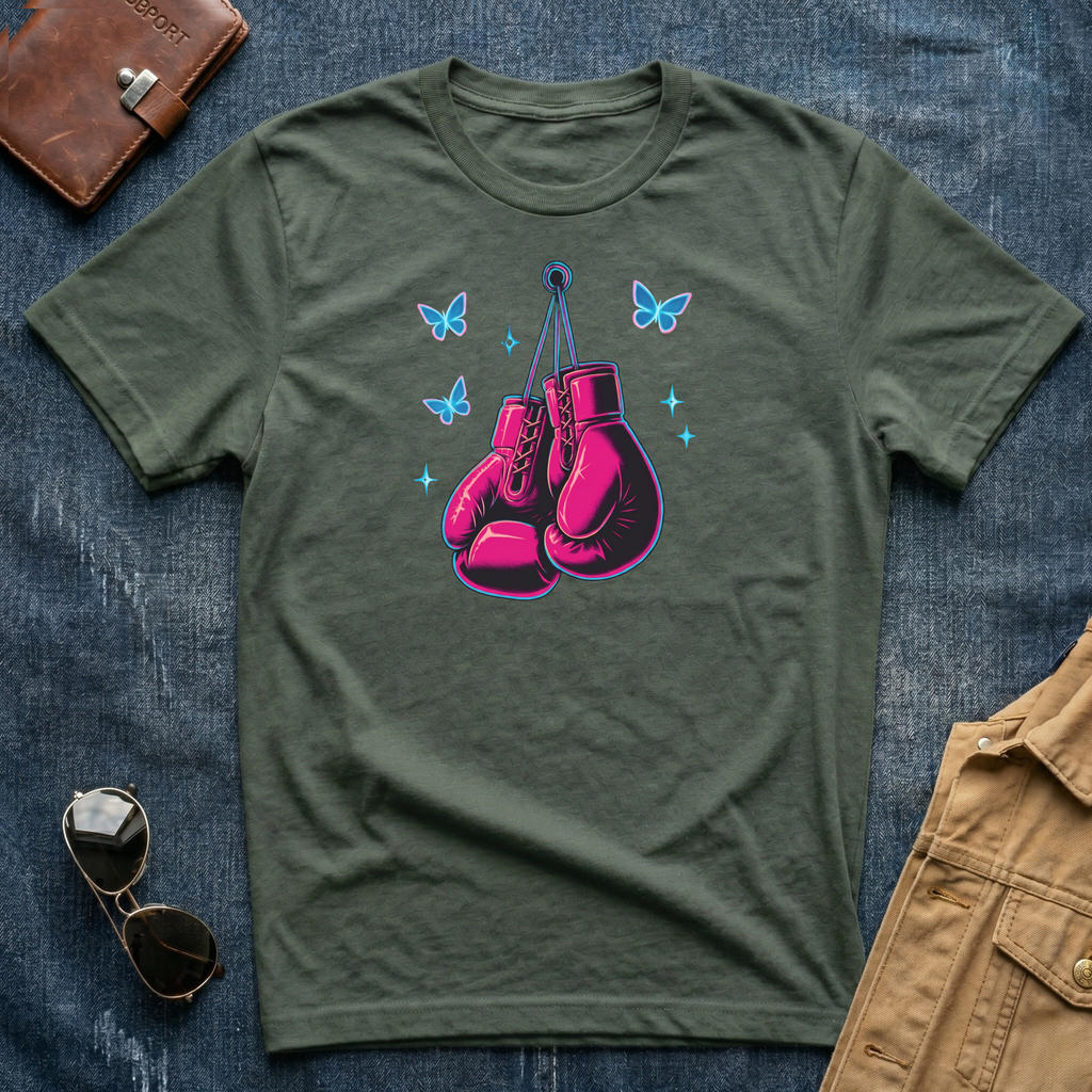 Hanging Neon Boxing Gloves T-Shirt