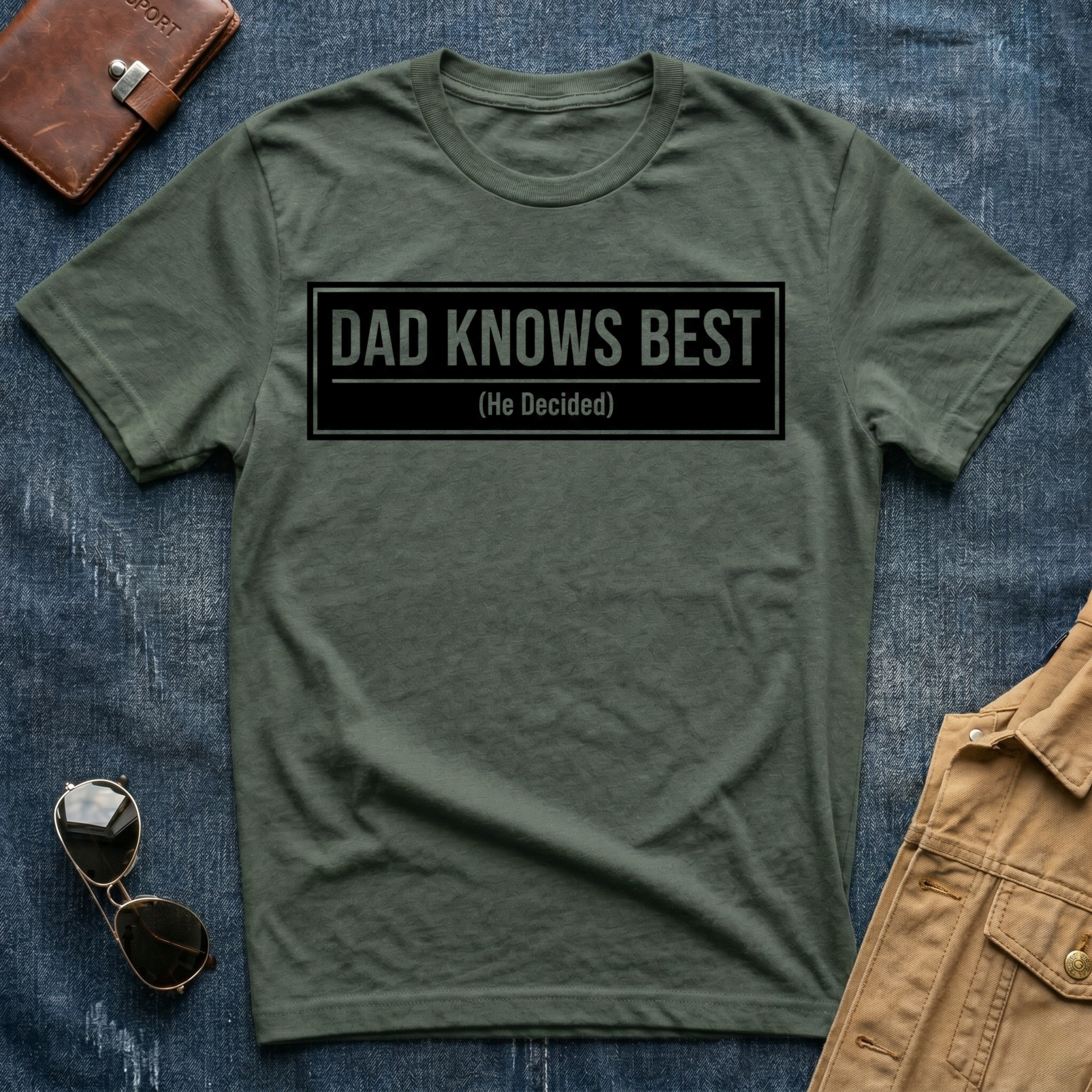 Dad Knows Best He Decided T Shirt