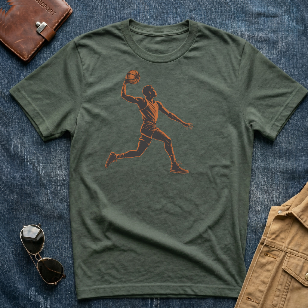 Basketball Dunk Silhouette T-Shirt