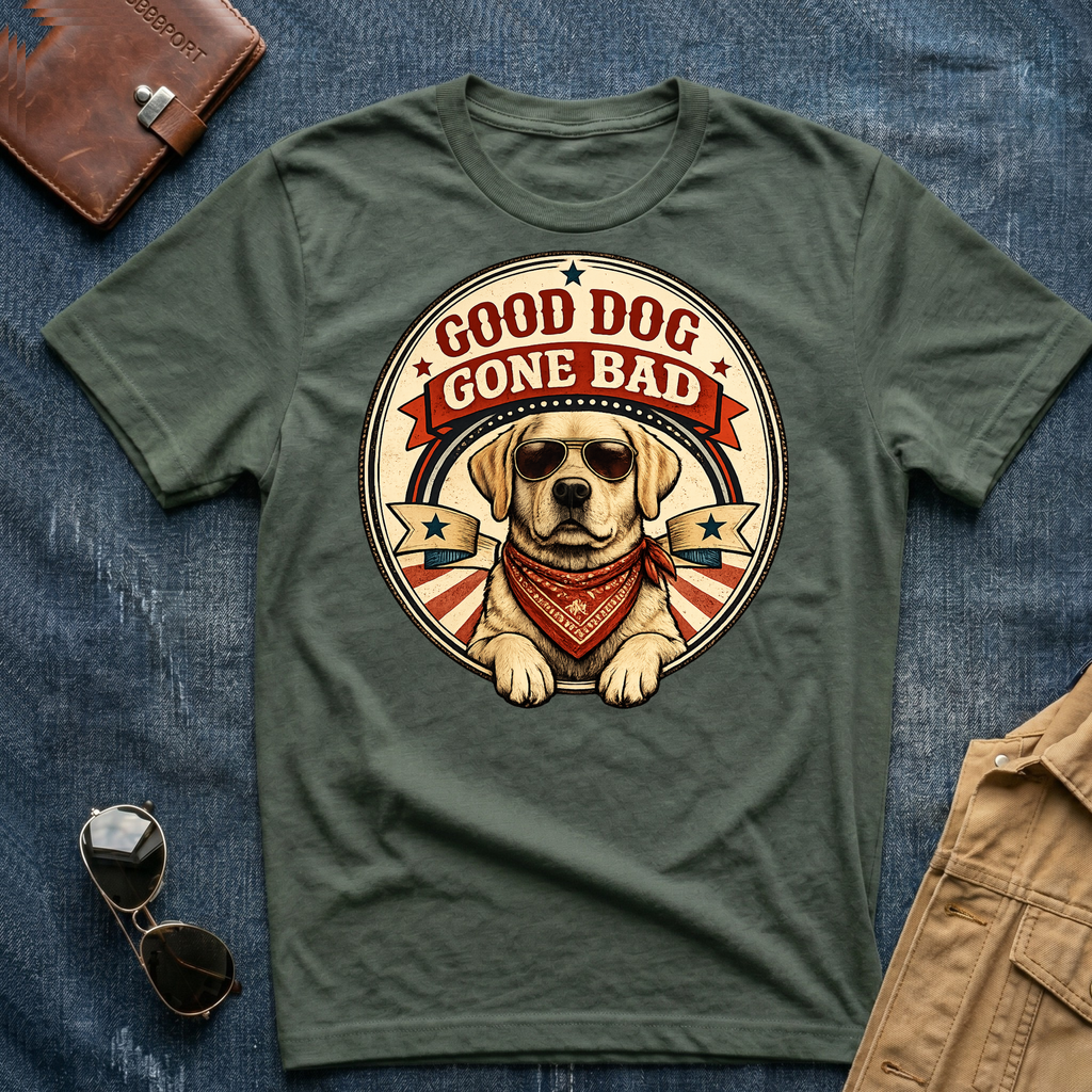 Good Dog Gone Bad Lab T Shirt