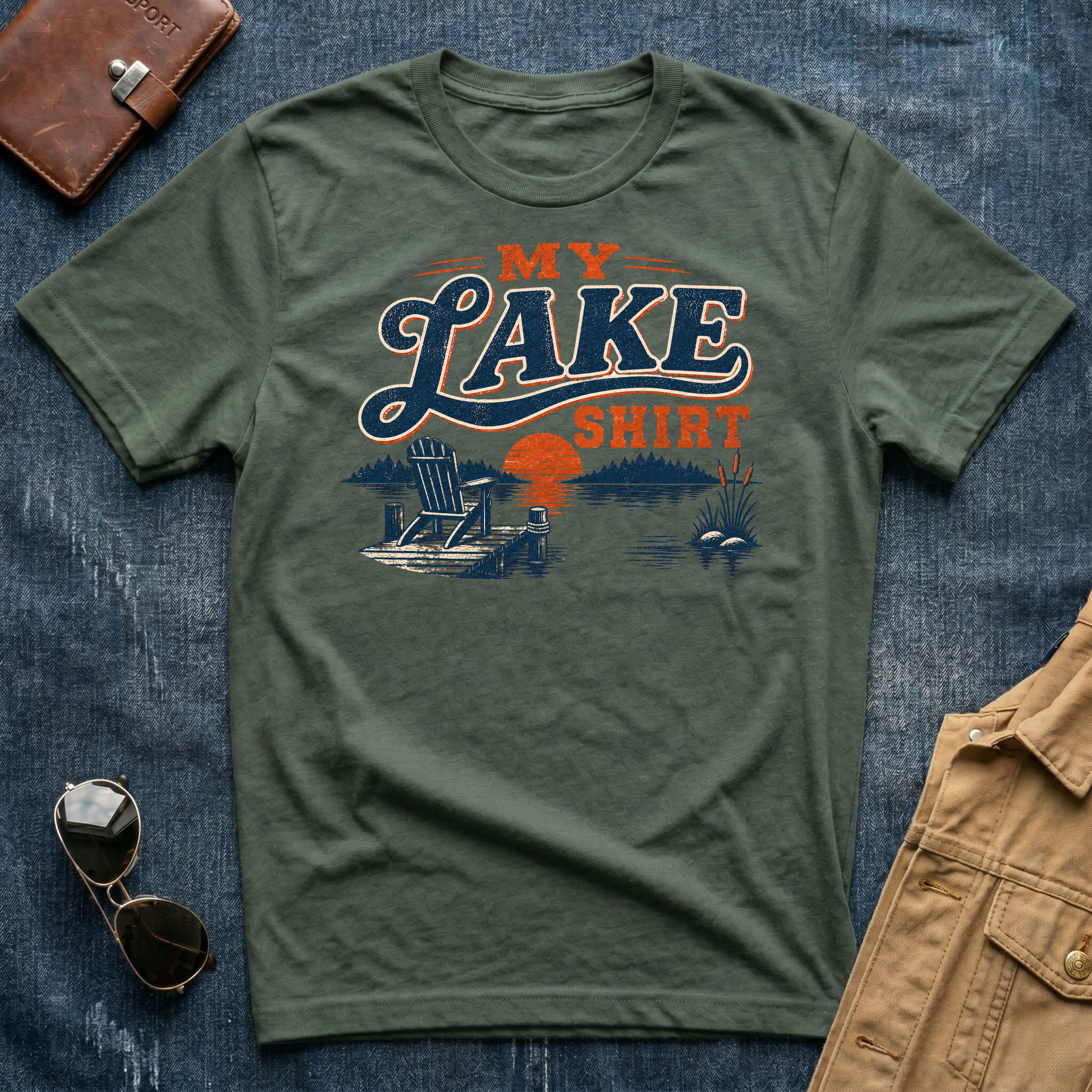 My Lake Shirt Adirondack T-Shirt