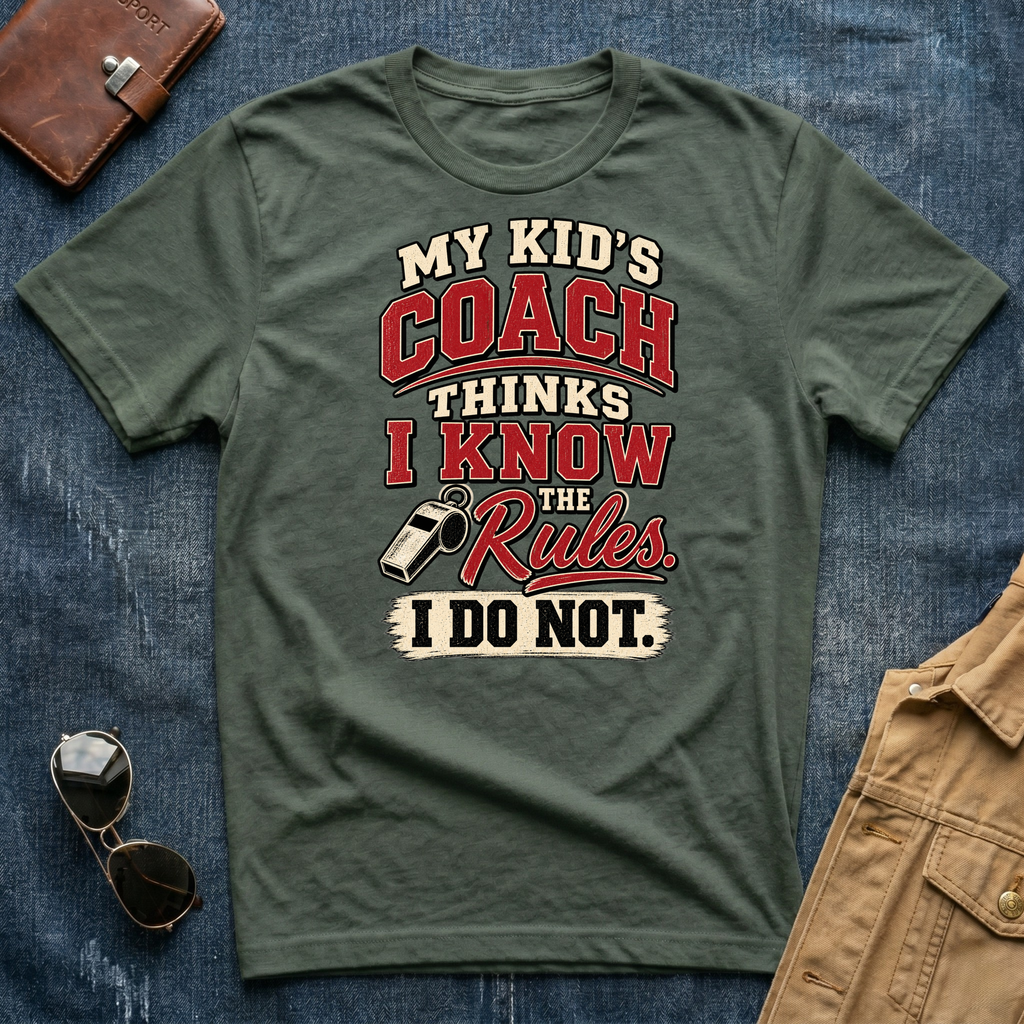 My Kid's Coach Thinks I Know the Rules T Shirt
