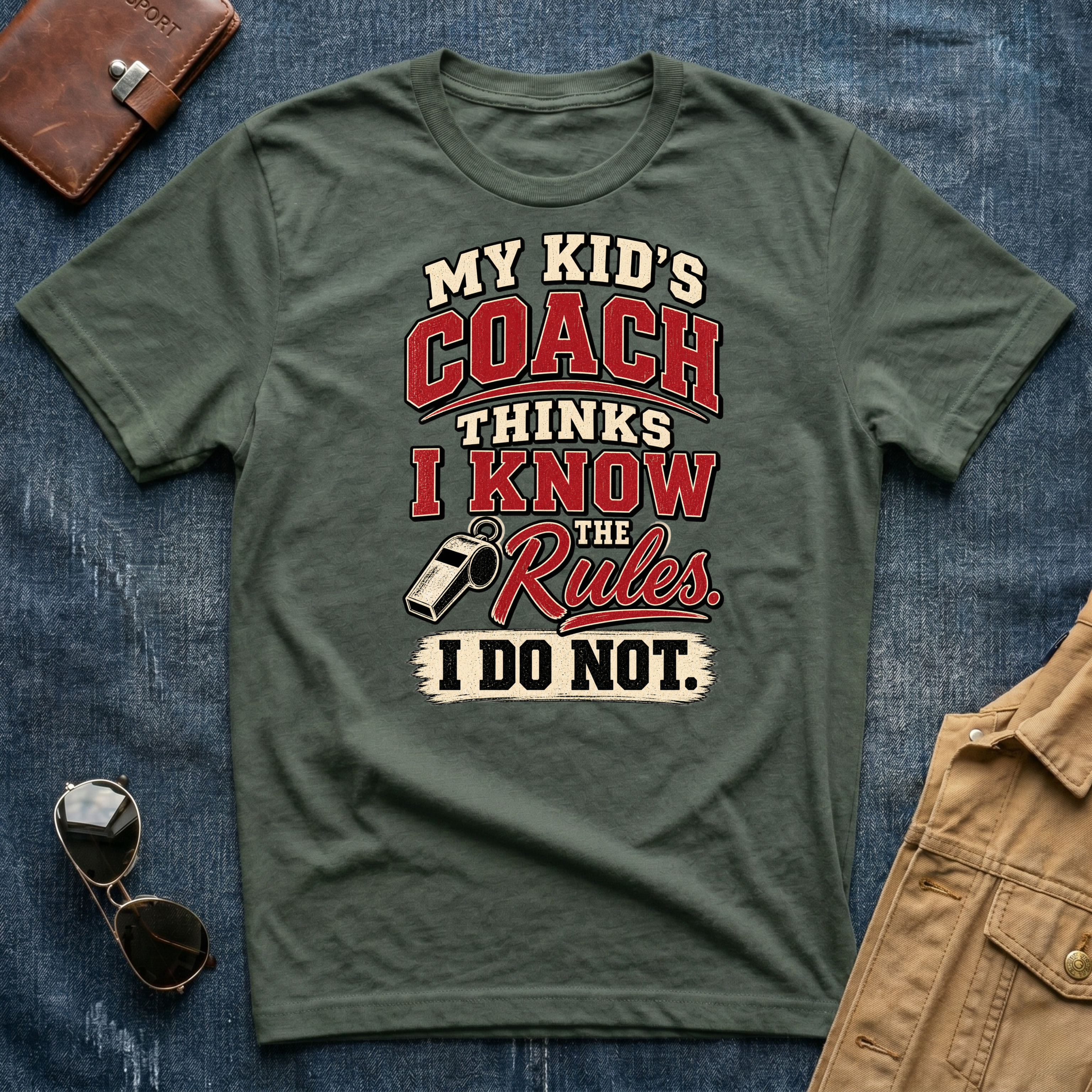 My Kid's Coach Thinks I Know the Rules T Shirt
