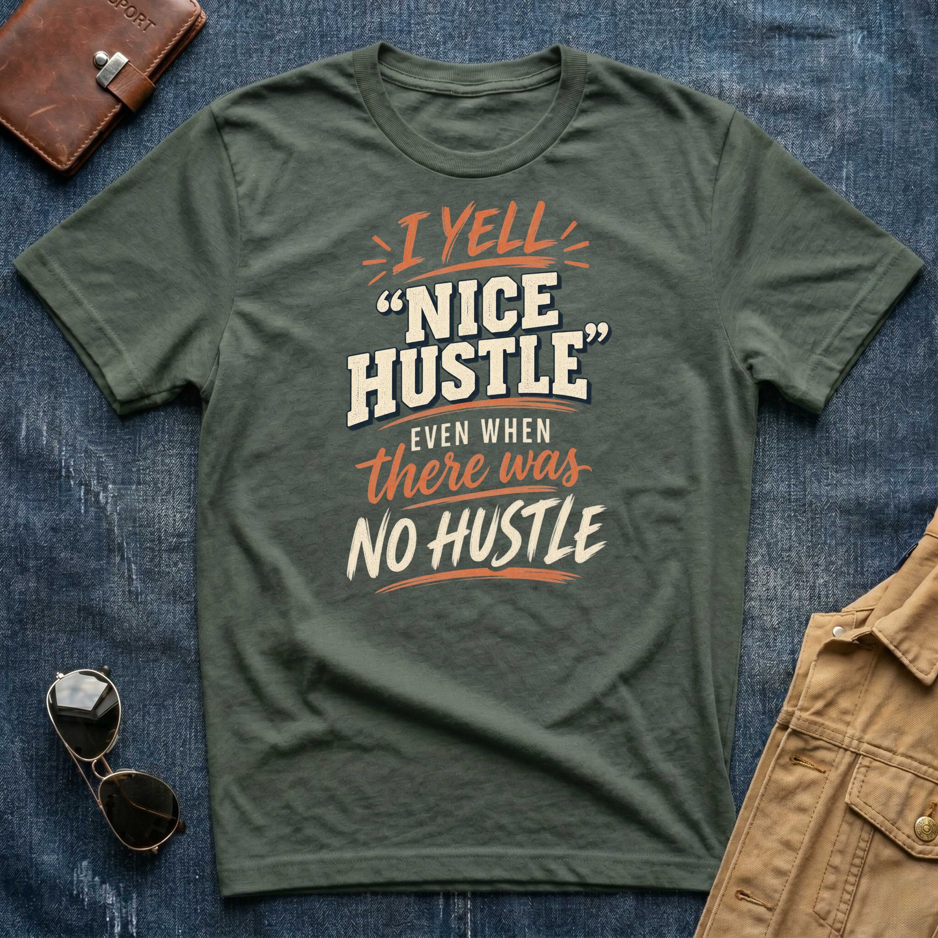 I Yell "Nice Hustle" Even When There Was No Hustle T Shirt