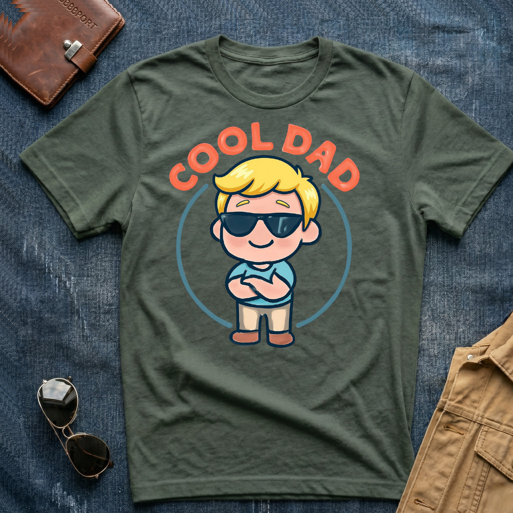 Anime Cool Dad Blond T-Shirt