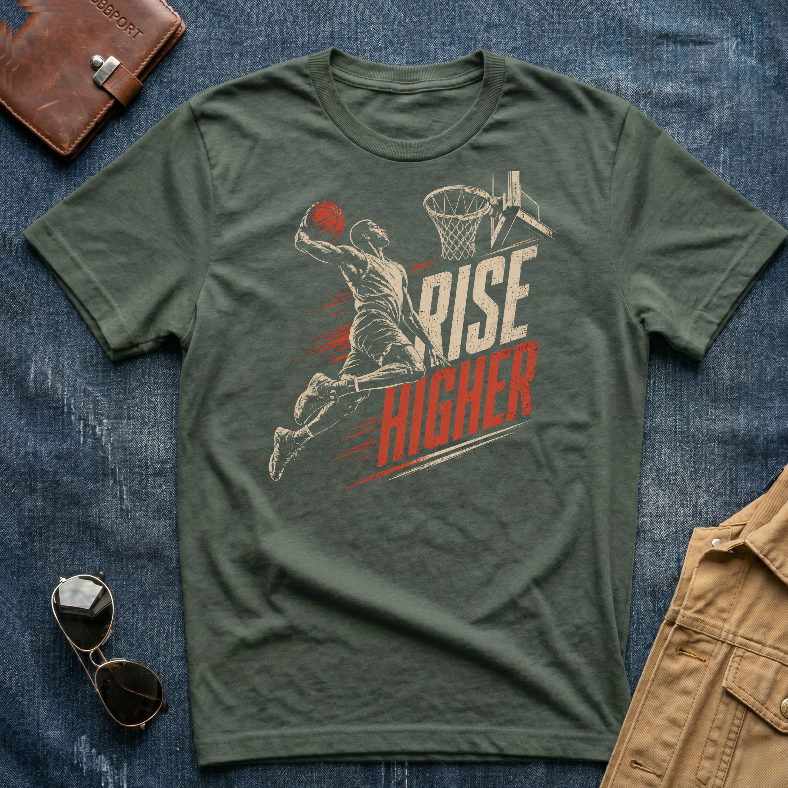 Rise Higher Basketball T-Shirt